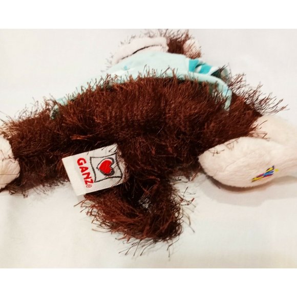 Monkey Webkinz No Code Ganz Plush Stuffed Animal 8 - Picture 5 of 7